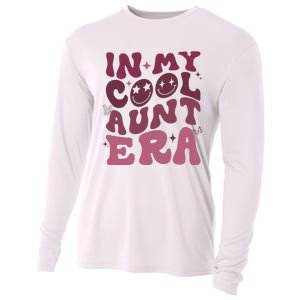 Groovy Retro In My Cool Aunt Era Cool Gifts For Auntie Cooling Performance Long Sleeve Crew