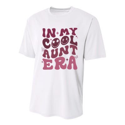 Groovy Retro In My Cool Aunt Era Cool Gifts For Auntie Youth Performance Sprint T-Shirt