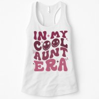 Groovy Retro In My Cool Aunt Era Cool Gifts For Auntie Womens Tank Top
