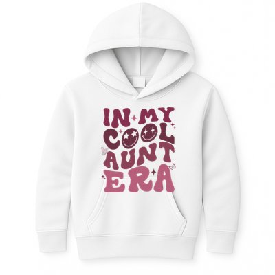 Groovy Retro In My Cool Aunt Era Cool Gifts For Auntie Kids Hoodie