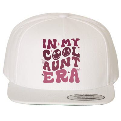 Groovy Retro In My Cool Aunt Era Cool Gifts For Auntie Wool Snapback Cap
