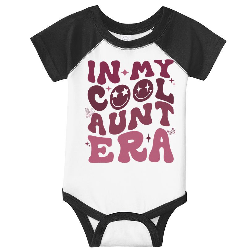 Groovy Retro In My Cool Aunt Era Cool Gifts For Auntie Infant Baby Jersey Bodysuit
