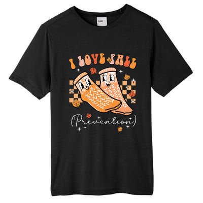 Groovy Retro I Love Fall Prevention Fall Physical Therapy Gift Tall Fusion ChromaSoft Performance T-Shirt