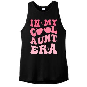 Groovy Retro In My Cool Aunt Era Meaningful Gift Cool Funny Gift For Auntie Gift Ladies PosiCharge Tri-Blend Wicking Tank