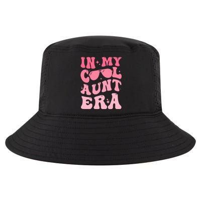 Groovy Retro In My Cool Aunt Era Meaningful Gift Cool Funny Gift For Auntie Gift Cool Comfort Performance Bucket Hat