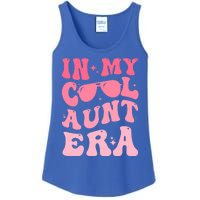 Groovy Retro In My Cool Aunt Era Meaningful Gift Cool Funny Gift For Auntie Gift Ladies Essential Tank