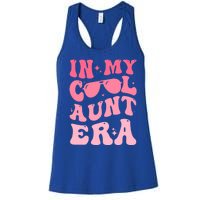 Groovy Retro In My Cool Aunt Era Meaningful Gift Cool Funny Gift For Auntie Gift Women's Racerback Tank