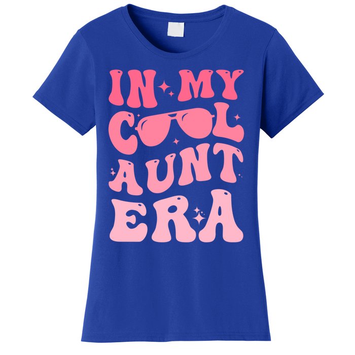 Groovy Retro In My Cool Aunt Era Meaningful Gift Cool Funny Gift For Auntie Gift Women's T-Shirt