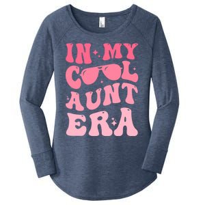 Groovy Retro In My Cool Aunt Era Meaningful Gift Cool Funny Gift For Auntie Gift Women's Perfect Tri Tunic Long Sleeve Shirt