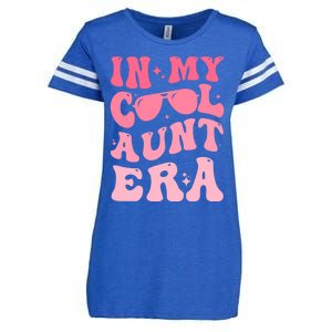 Groovy Retro In My Cool Aunt Era Meaningful Gift Cool Funny Gift For Auntie Gift Enza Ladies Jersey Football T-Shirt