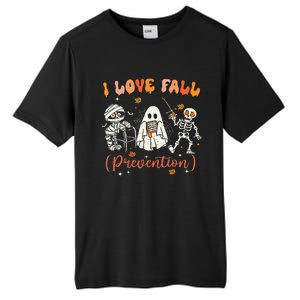 Groovy Retro I Love Fall Prevention Fall Physical Therapy Tall Fusion ChromaSoft Performance T-Shirt