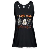 Groovy Retro I Love Fall Prevention Fall Physical Therapy Ladies Essential Flowy Tank