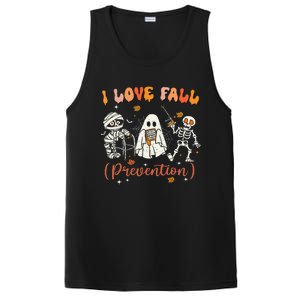 Groovy Retro I Love Fall Prevention Fall Physical Therapy PosiCharge Competitor Tank