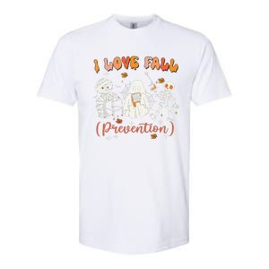 Groovy Retro I Love Fall Prevention Fall Physical Therapy Softstyle CVC T-Shirt