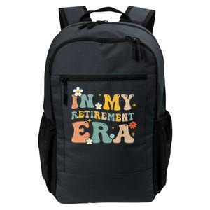 Groovy Retro In My Retirement Era Funny Retired 2025 Daily Commute Backpack