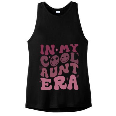 Groovy Retro In My Cool Aunt Era Cool Gifts For Auntie Ladies PosiCharge Tri-Blend Wicking Tank