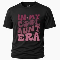 Groovy Retro In My Cool Aunt Era Cool Gifts For Auntie Cooling Performance Crew T-Shirt
