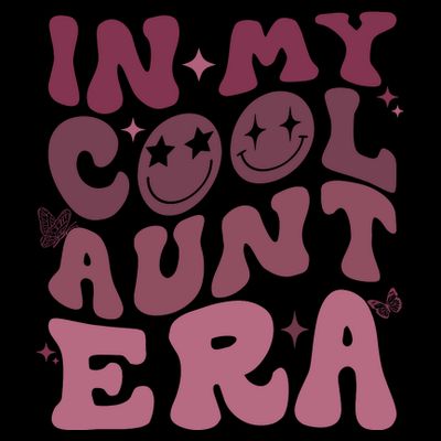 Groovy Retro In My Cool Aunt Era Cool Gifts For Auntie T-Shirt