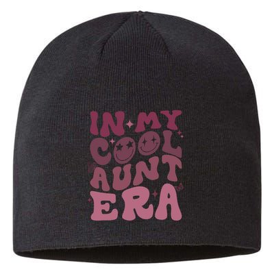 Groovy Retro In My Cool Aunt Era Cool Gifts For Auntie Sustainable Beanie