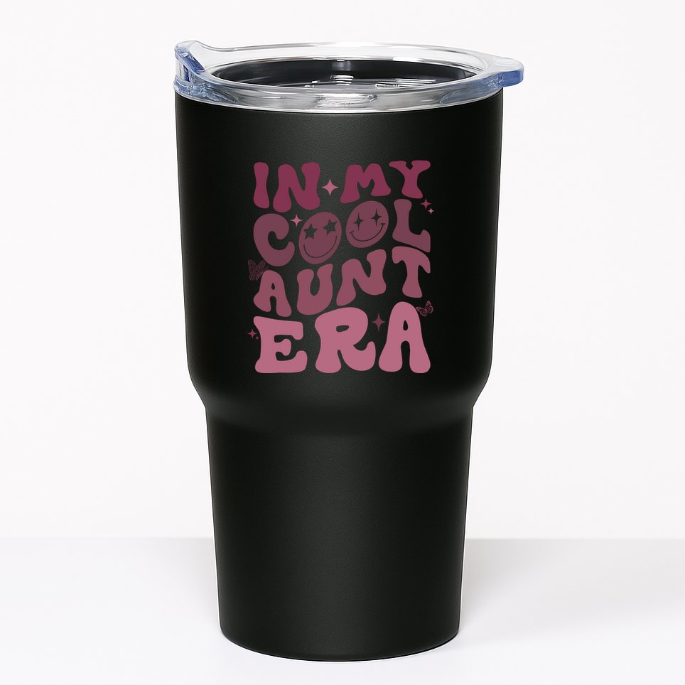 Groovy Retro In My Cool Aunt Era Cool Gifts For Auntie Tumbler