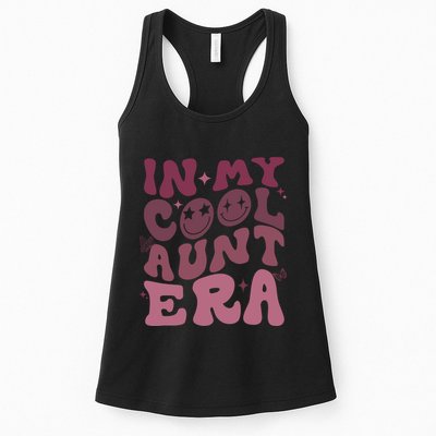 Groovy Retro In My Cool Aunt Era Cool Gifts For Auntie Womens Tank Top