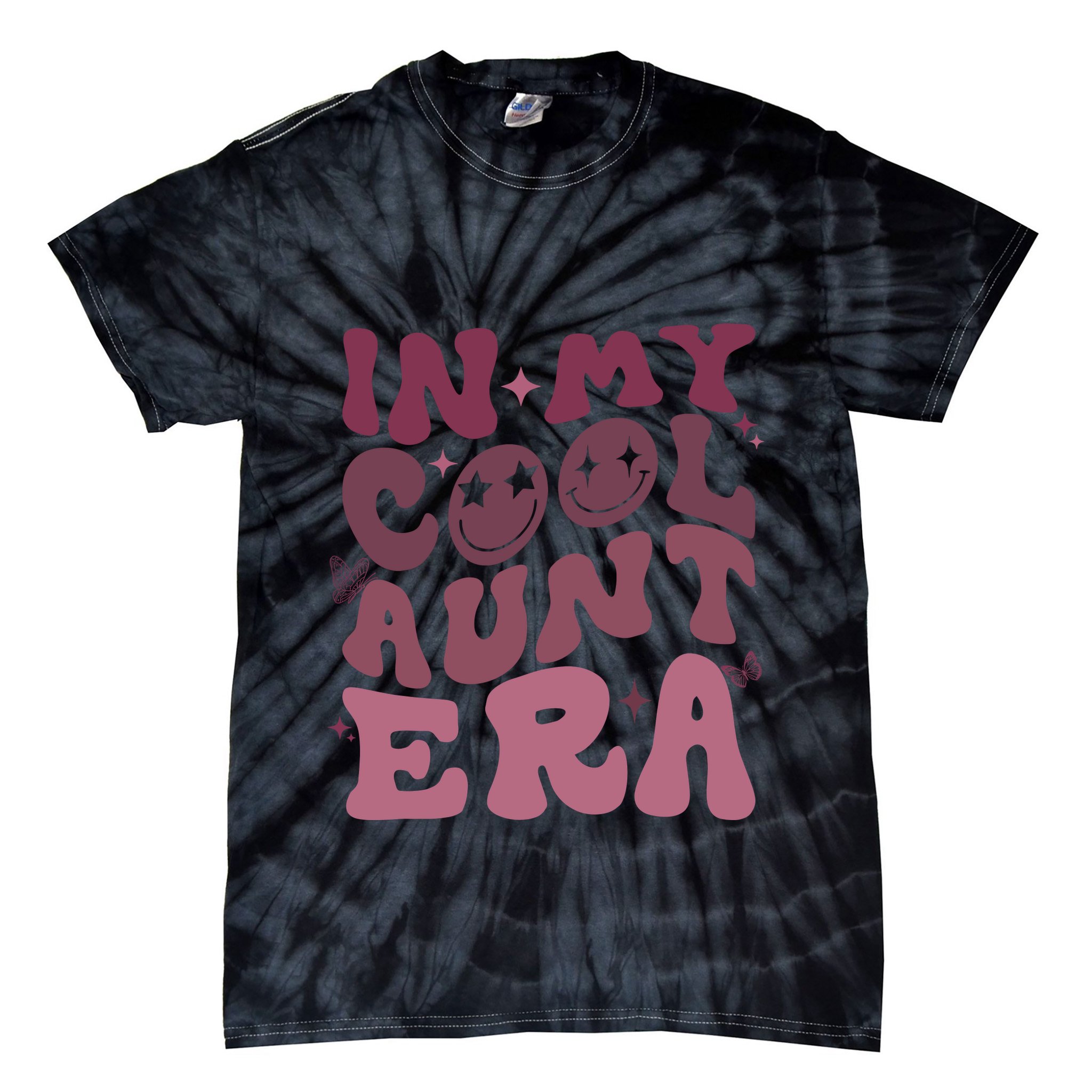 Groovy Retro In My Cool Aunt Era Cool Gifts For Auntie Tie-Dye T-Shirt