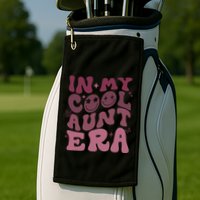 Groovy Retro In My Cool Aunt Era Cool Gifts For Auntie Golf Towel