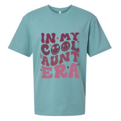 Groovy Retro In My Cool Aunt Era Cool Gifts For Auntie Sueded Cloud Jersey T-Shirt