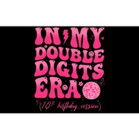 Groovy Retro In My Double Digits Era 10th Birthday Version Bumper Sticker