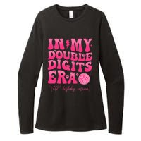 Groovy Retro In My Double Digits Era 10th Birthday Version Womens CVC Long Sleeve Shirt