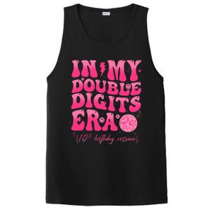 Groovy Retro In My Double Digits Era 10th Birthday Version PosiCharge Competitor Tank