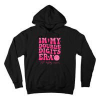 Groovy Retro In My Double Digits Era 10th Birthday Version Tall Hoodie