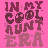 Groovy Retro In My Cool Aunt Era  Cool Gifts For Auntie  Stripe Pom Pom Beanie