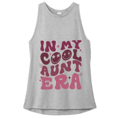 Groovy Retro In My Cool Aunt Era  Cool Gifts For Auntie  Ladies PosiCharge Tri-Blend Wicking Tank