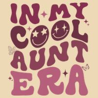 Groovy Retro In My Cool Aunt Era  Cool Gifts For Auntie  Zip Tote Bag