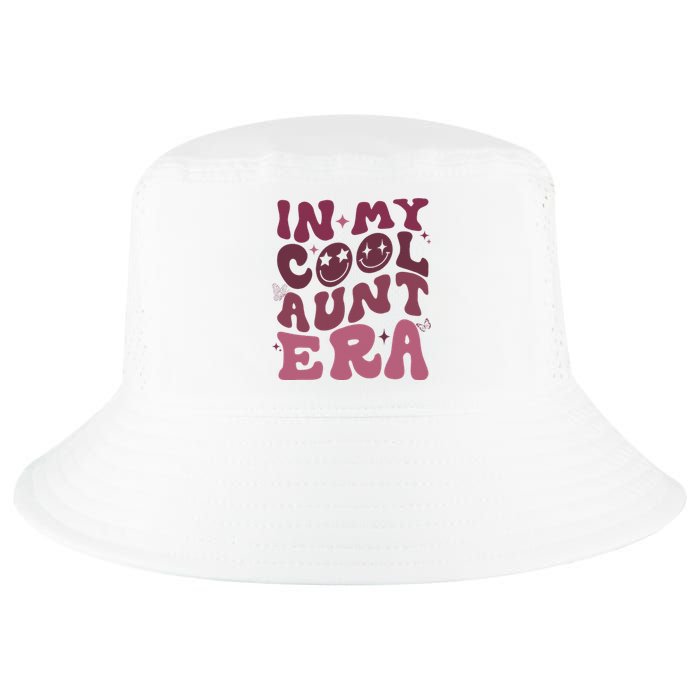 Groovy Retro In My Cool Aunt Era  Cool Gifts For Auntie  Cool Comfort Performance Bucket Hat