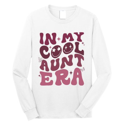 Groovy Retro In My Cool Aunt Era  Cool Gifts For Auntie  Long Sleeve Shirt