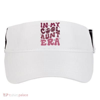 Groovy Retro In My Cool Aunt Era  Cool Gifts For Auntie  Adult Drive Performance Visor