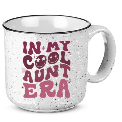 Groovy Retro In My Cool Aunt Era  Cool Gifts For Auntie  15oz Campfire Ceramic Mug