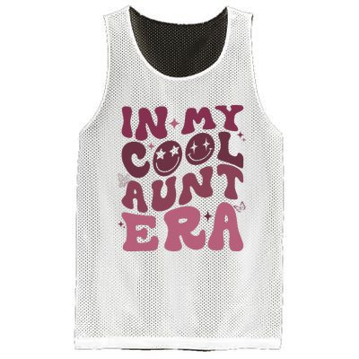 Groovy Retro In My Cool Aunt Era  Cool Gifts For Auntie  Mesh Reversible Basketball Jersey Tank