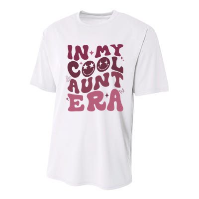 Groovy Retro In My Cool Aunt Era  Cool Gifts For Auntie  Youth Performance Sprint T-Shirt