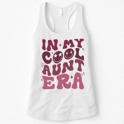 Groovy Retro In My Cool Aunt Era  Cool Gifts For Auntie  Womens Tank Top