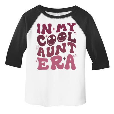Groovy Retro In My Cool Aunt Era  Cool Gifts For Auntie  Toddler Fine Jersey T-Shirt