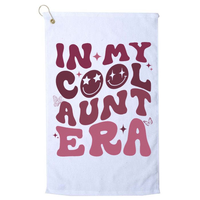 Groovy Retro In My Cool Aunt Era  Cool Gifts For Auntie  Golf Towel