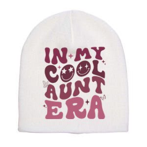 Groovy Retro In My Cool Aunt Era  Cool Gifts For Auntie  Short Acrylic Beanie