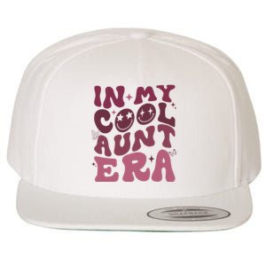 Groovy Retro In My Cool Aunt Era  Cool Gifts For Auntie  Wool Snapback Cap