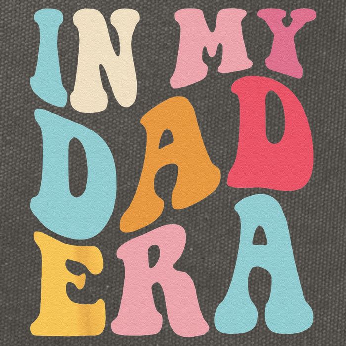 Groovy Retro In My Dad Era Fathers Day Daddy Father Life Cotton Canvas Backpack