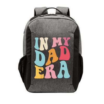 Groovy Retro In My Dad Era Fathers Day Daddy Father Life Vector Backpack