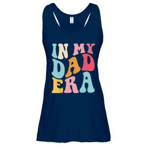 Groovy Retro In My Dad Era Fathers Day Daddy Father Life Ladies Essential Flowy Tank