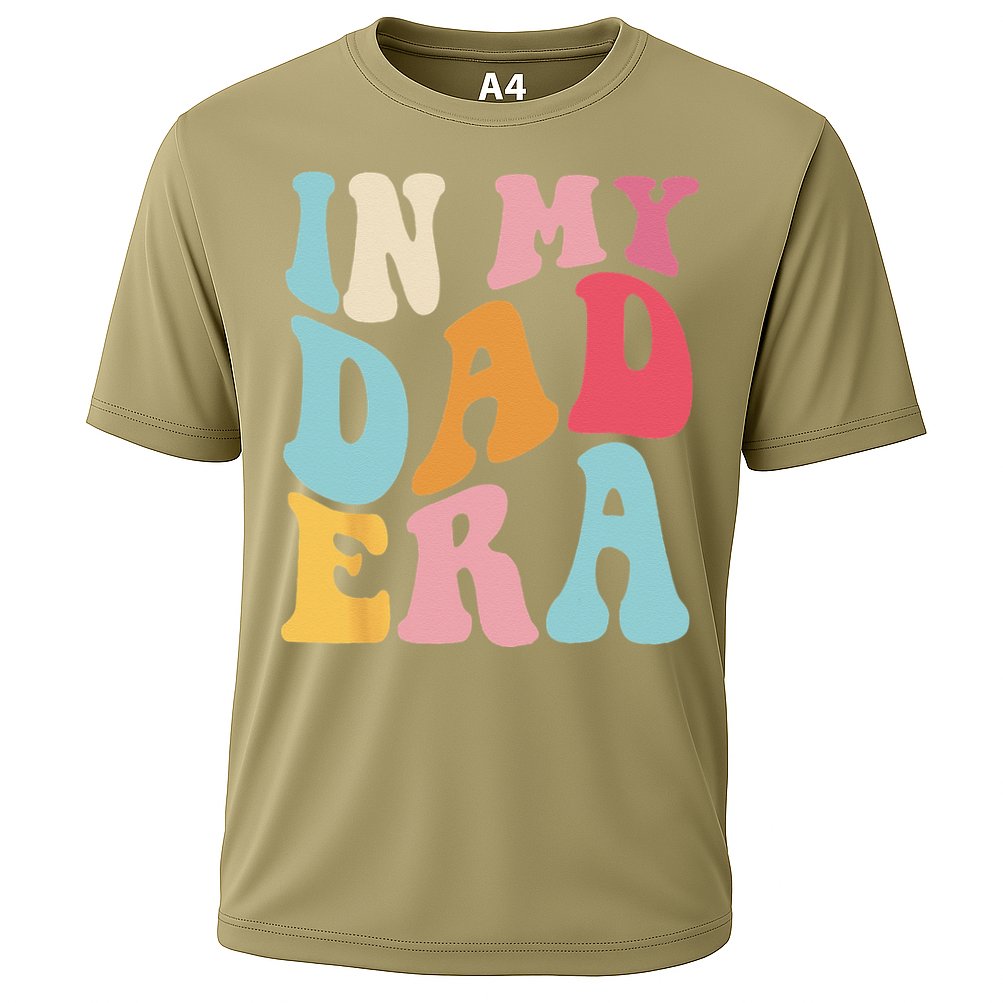 Groovy Retro In My Dad Era Fathers Day Daddy Father Life Performance Shirt